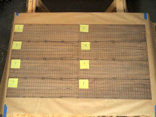 surfaces 1-8